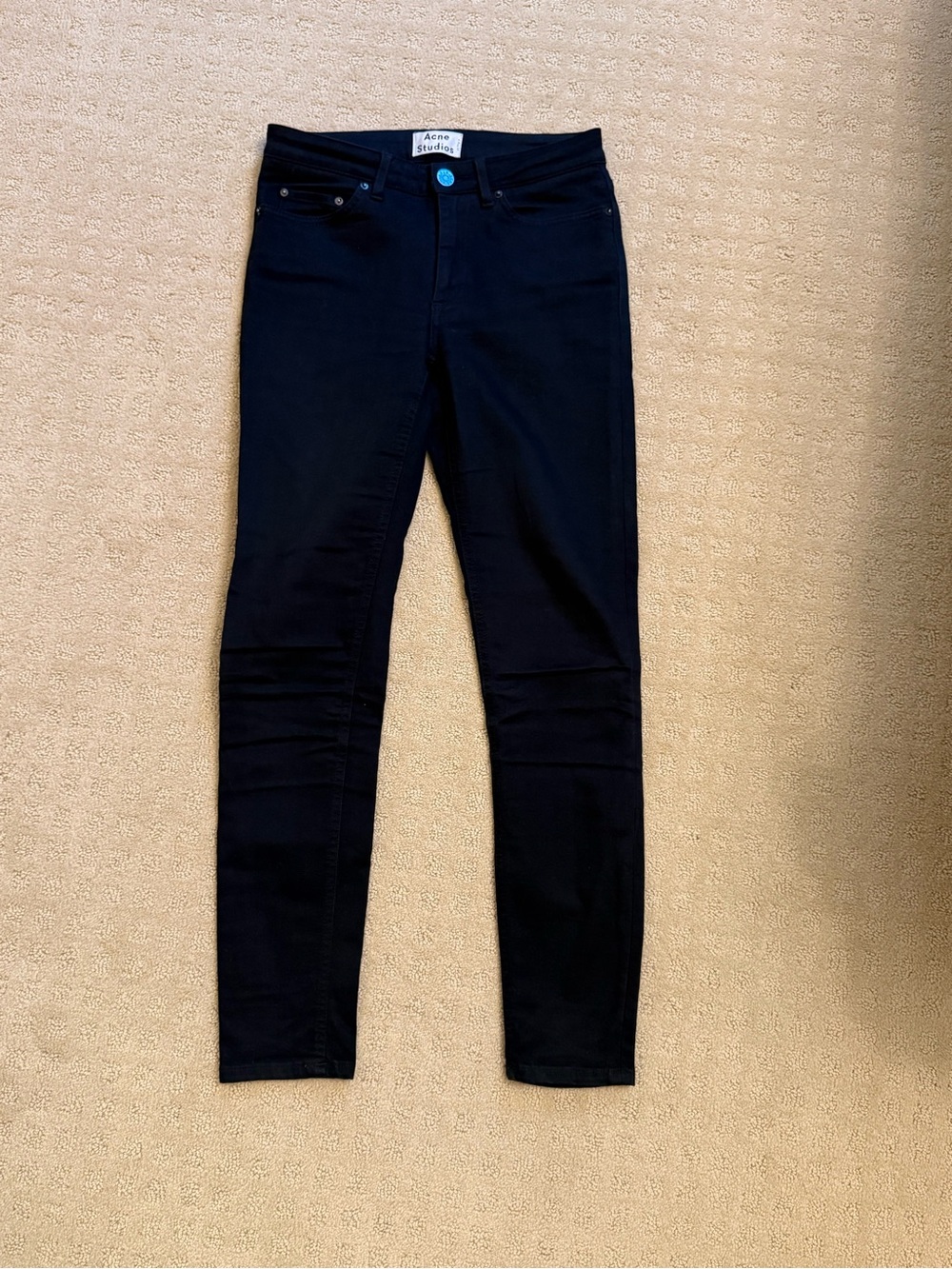 Acne Studio Skin 5 Black Women's Skinny Jeans